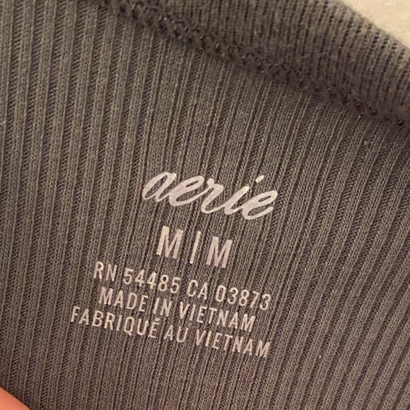 NWT Aerie Shoulder Ribbed Midi Dress - Picture 5 of 6